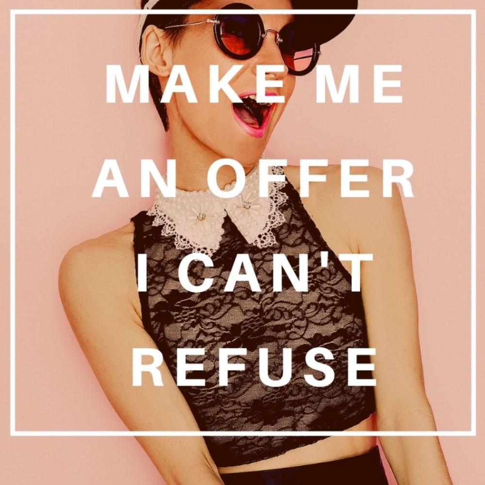 Send me an offer! 🎁🎁